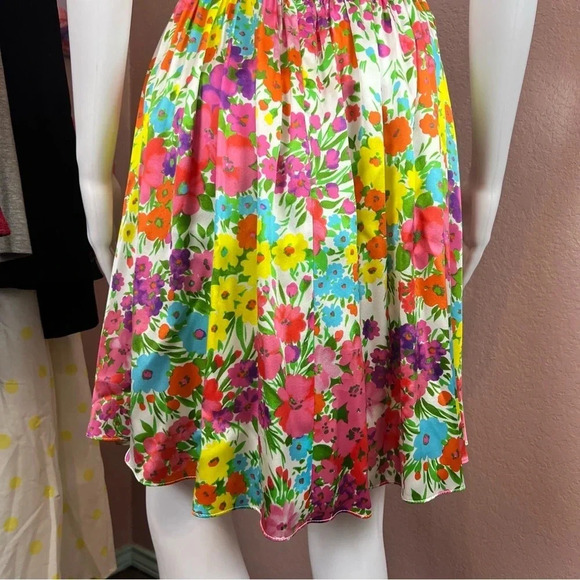 NWT Les Reveries Gigi Mini Dress Kaleidoscope Garden
White - Picture 8 of 14